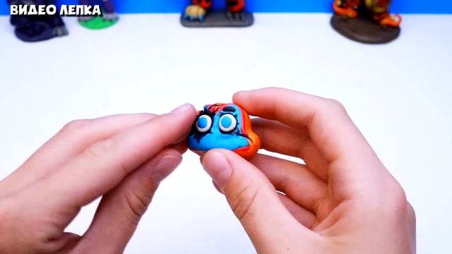 Лепим ГЛЭМРОК ФРЕДДИ ПРОТОТИП и КЭССИ⚡Аниматроники FNAF Security Breach RUIN ► Видео Лепка смотреть онлайн