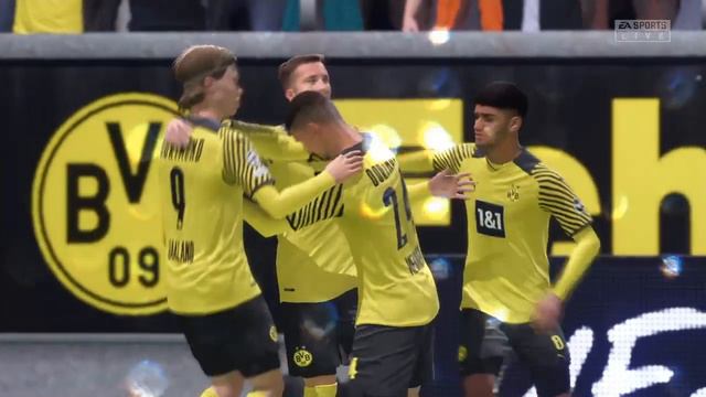 BORÚSSIA DORTMUND X PSV - AO VIVO COM IMAGENS - JOGO DE HOJE| FIFA 22 GAMEPLAY PS4 смотреть онлайн