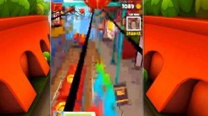 Игра Subway Surf. БОМБОВЫЙ РОЛИК! 500 000 очков. Супер Скорость. Забег на Золотую Медаль PLAYMS