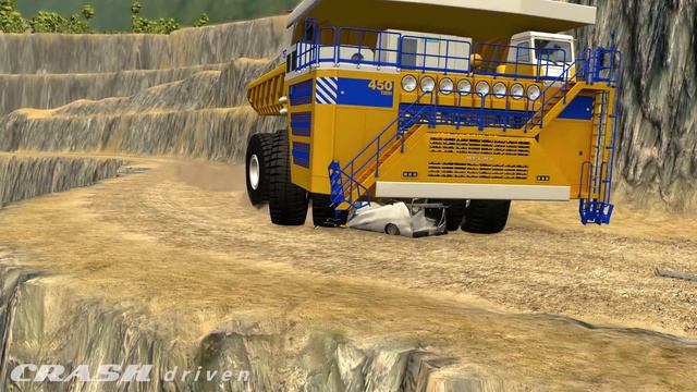 CRASHING DOWN CLIFFS #4  - BeamNG Drive | CRASHdriven