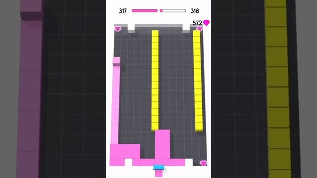 Змейка. Игра Color fill 3D. смотреть онлайн