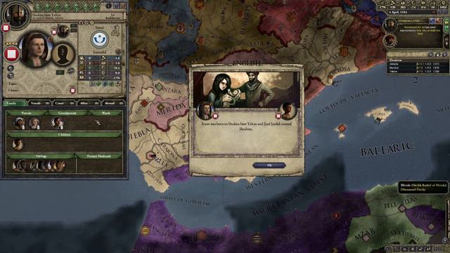 Crusader Kings 2 The Prince And The Thane Mod Let's Play Sheikh Of Almeria (16) смотреть онлайн