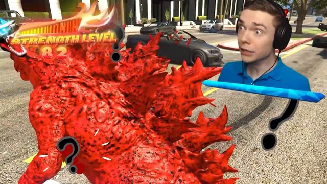 Upgrading GODZILLA Into STRONGEST EVER In GTA 5 смотреть онлайн