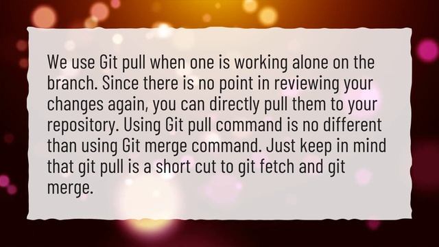 When should I use git pull? смотреть онлайн
