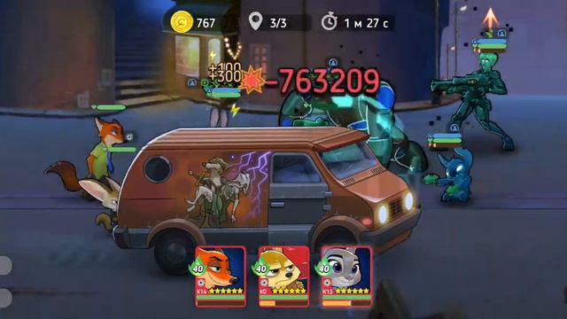 Disney Heroes Battle Mode Ник Уайлд и Джуди Хопс теперь друзья Часть 4 смотреть онлайн