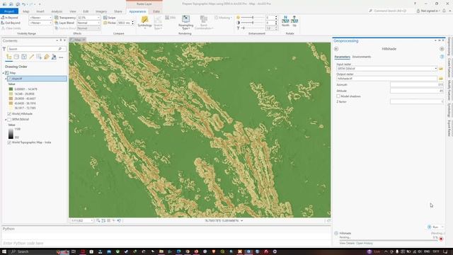 Create Slope, Hillshade, Aspect & Contour Maps in ArcGIS Pro with DEM Data смотреть онлайн