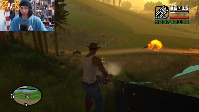 Что будет если БЕЗ ОРУЖИЯ грабить сельский банк вместе с Каталиной в GTA: San Andreas ?! смотреть онлайн