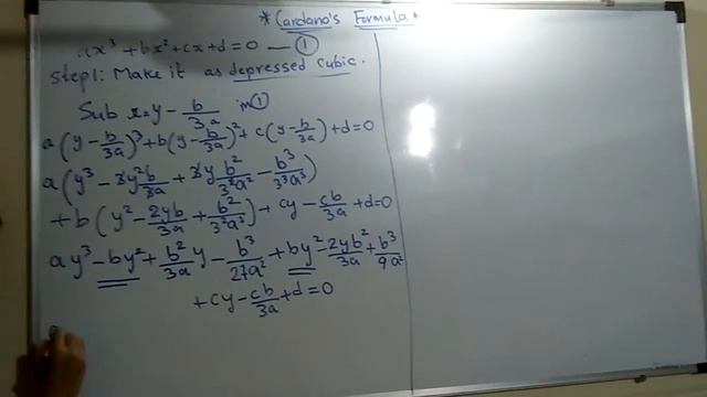 Cardano's method part 1 смотреть онлайн