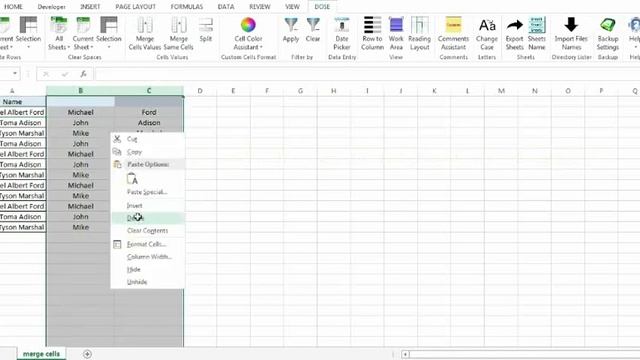 Excel split first and last words or split cells separated by смотреть онлайн