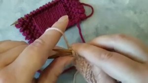 Как связать "пико" спицами по краю изделия.
