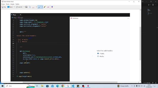 Flet: Markdown |Build Flutter Apps in Python |Python ile Flutter Uygulaması Yap смотреть онлайн