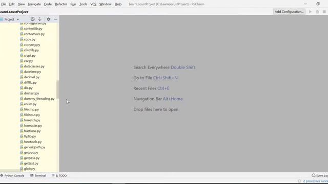 0 2 - Get Started with Locust : Create locust development environment using Pycharm смотреть онлайн