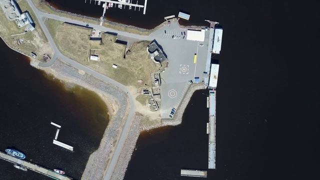 Дамба Санкт-Петербурга, остров Котлин с высоты 450 метров смотреть онлайн