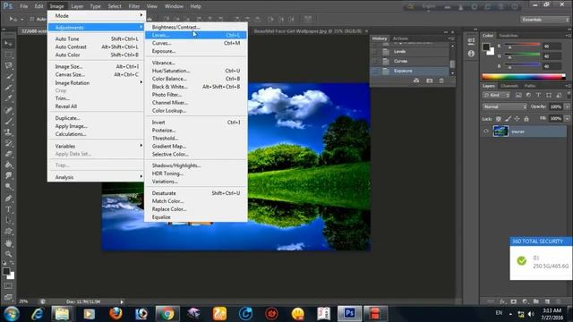 How to edit a photo Photoshop cs6 Lesson 2 photoshop Traning Tutorial смотреть онлайн