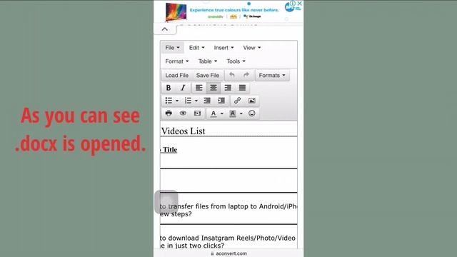 Edit .docx file easily in iPhone and Android. No app required.#document #text #edit #youtube #yt смотреть онлайн