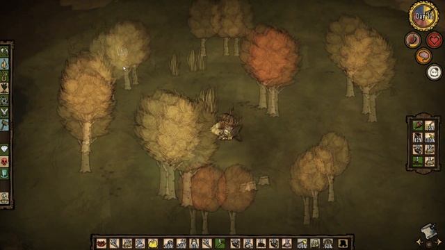 Killing Dragonfly and preparing for Winter (day 1-20) || DST Wendy rework playthrough part 1 смотреть онлайн