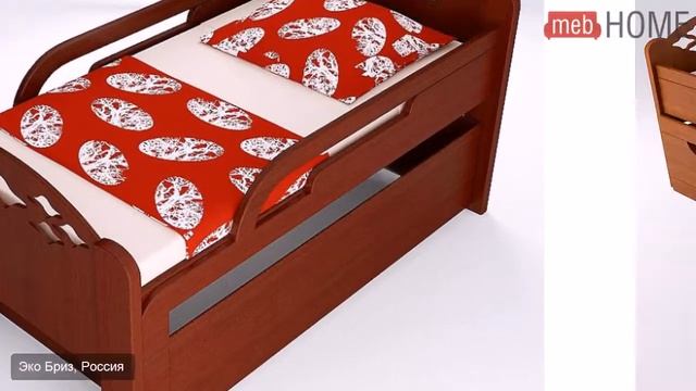 Кровать детская раздвижная Вырастайка №2, 70 см смотреть онлайн