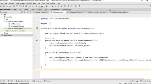 Using JavaScript in Android WebView смотреть онлайн