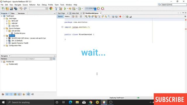 import javax.servlet not exist or not found solution in neatbeans !! servlet not found problem смотреть онлайн