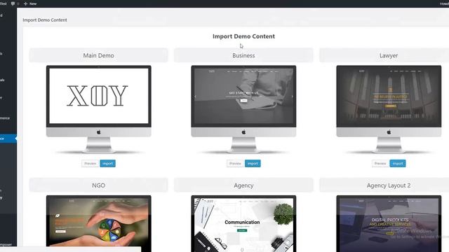 One Click Importer Demo XOY Multipurpose WordPress Theme смотреть онлайн
