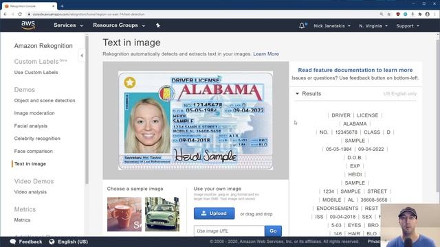 Using AWS Rekognition and Python to Identify Objects / Text in Images смотреть онлайн