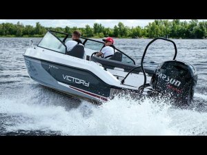 КИТАЙСКИЙ МОТОР 115 л.с. - В ДЕЛЕ! Первые Тесты Parsun 115 с Лодкой VICTORY 570 Open