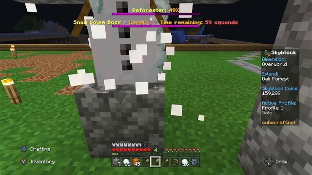 Easy Cubecraft skyblock money farm смотреть онлайн