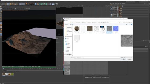 How to texture landscapes with Octane Composite Blend Material in Cinema 4D смотреть онлайн