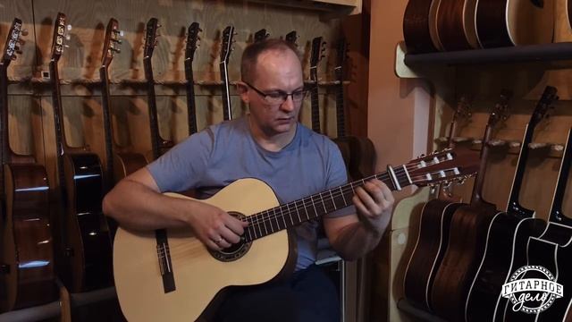 Гитара Kremona R65S. Moon River classic guitar cover. смотреть онлайн
