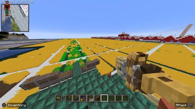 Minecraft City Farming. Create/Public/MTR mods смотреть онлайн