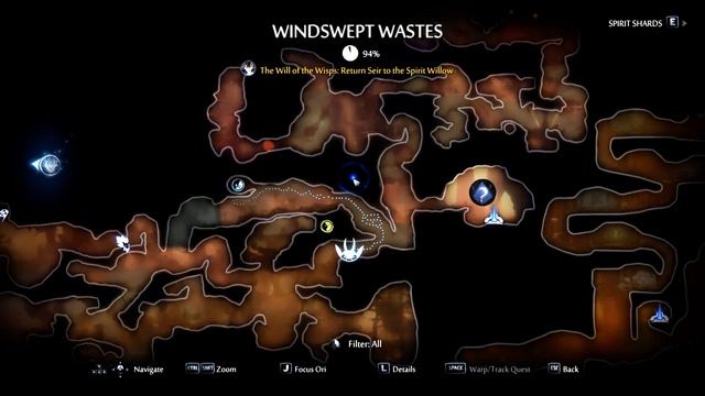 Windswept Wastes All Energy Cell Fragments Locations Ori and the Will of the Wisps смотреть онлайн