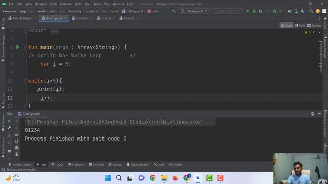 Lecture 8: - Kotlin While Loop || Kotlin Do-While Loop|| Android While Loop || Loops смотреть онлайн