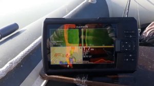 garmin striker plus 7sv на воде, как показывает, нашли корягу и проверили, гармин страйкер плюс 7 с