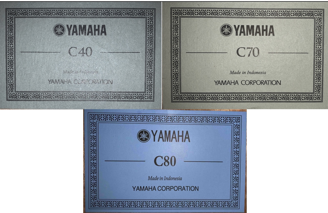 Обзор Гитар Yamaha c40 , Yamaha c70 , Yamaha c80 смотреть онлайн