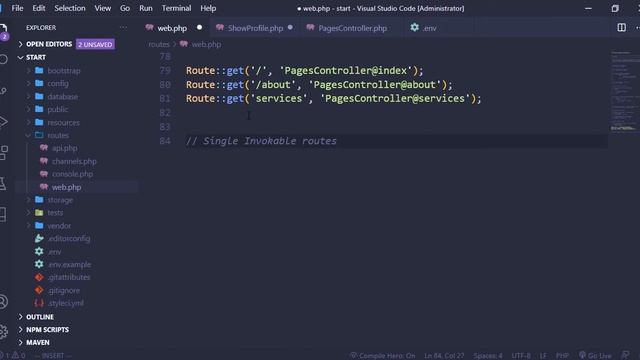 4 - laravel 7.x make controlers resource routing | смотреть онлайн