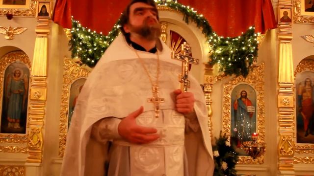 Проповедь протоиерея Романа Гуцу на Рождество Христово 2016 смотреть онлайн