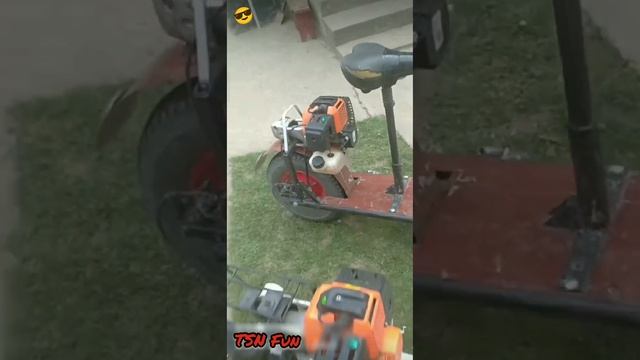 Бензо самокат своими руками смотреть онлайн