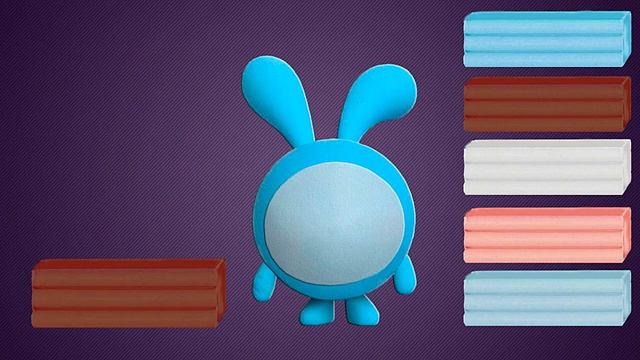 Малышарики из пластилина - Разноцветный ПЛАСТИЛИН - Крош - Смешарики пластилиновые смотреть онлайн