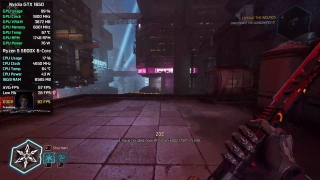 Ghostrunner 2 - GTX 1650 - All Settings Tested - Unreal Engine