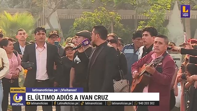 Iván Cruz: familiares y amigos le dan el último adiós al 'Rey del bolero' смотреть онлайн