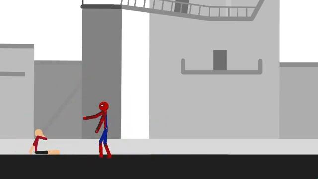 spiderman Spiderman destroying little stickman смотреть онлайн