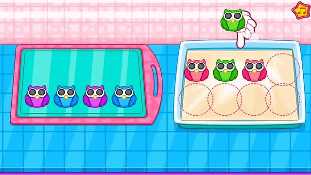 How to Make Cookie - Baby Cooking with Cookie - Educational Video Game for Kids смотреть онлайн