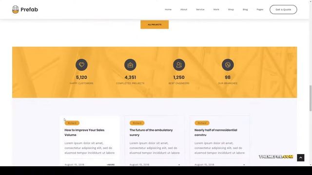 Mitsui - Construction WordPress Theme painter construction company смотреть онлайн