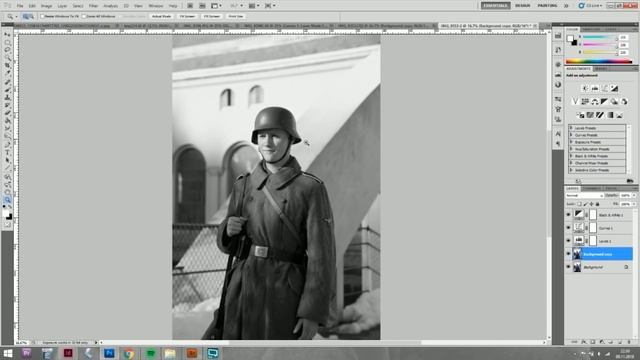 WWIIH&R: Can you make digital reenactment photos look like film? (Photoshop tutorial) смотреть онлайн