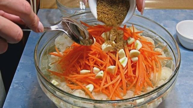 Цветная капуста с морковью смотреть онлайн