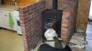 Отопление дачного дома чугунной печью Гуча Лава. Отзыв о работе печи.