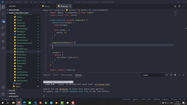 React Basic EP 42 HTTP GET Request смотреть онлайн