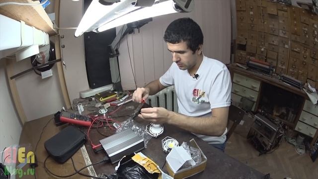 LED ДХО из Китая. Установка в родные фары. смотреть онлайн