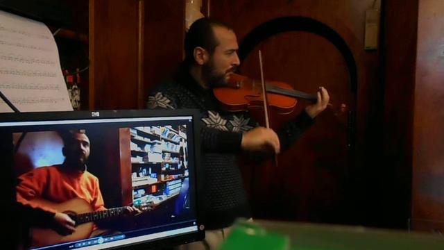The Last of The Mohicans - Promentory - Violin & Guitar Cover смотреть онлайн
