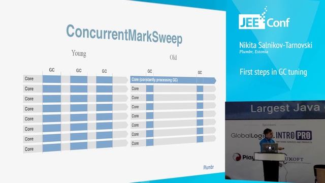 First steps in GC tuning (Nikita Salnikov Tarnovski, Estonia) смотреть онлайн